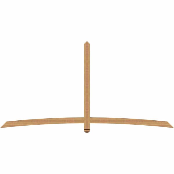 Ekena Millwork Bellingham Timber Gable Bracket, Western Red Cedar, 108"W x 54"H x 3 1/2"D x 3 1/2"F, 12/12 Pitch GBW108X54X0404BEL00SWR - main
